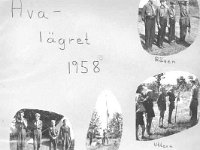Aava1958 03  Detta läger hade vi sex patruller: Räven, Tjädern, Uttern...