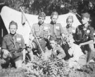 Patrull Falken Killing 1953: Jag, Lasse H, Lillen, Mossis, Nejde, Rune och Korven